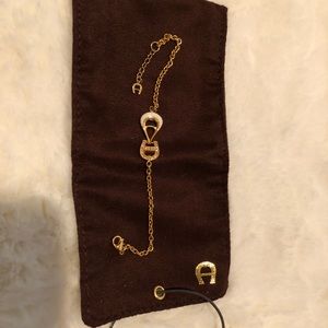 Aigner rose gold bracelet